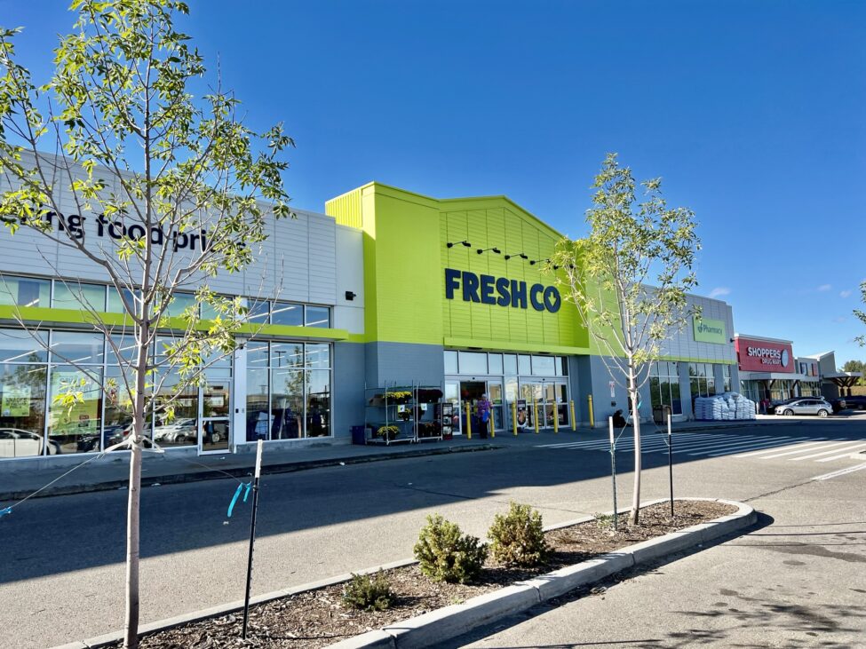 FreshCo and Shoppers at Lewis Estates in Edmonton, Alberta