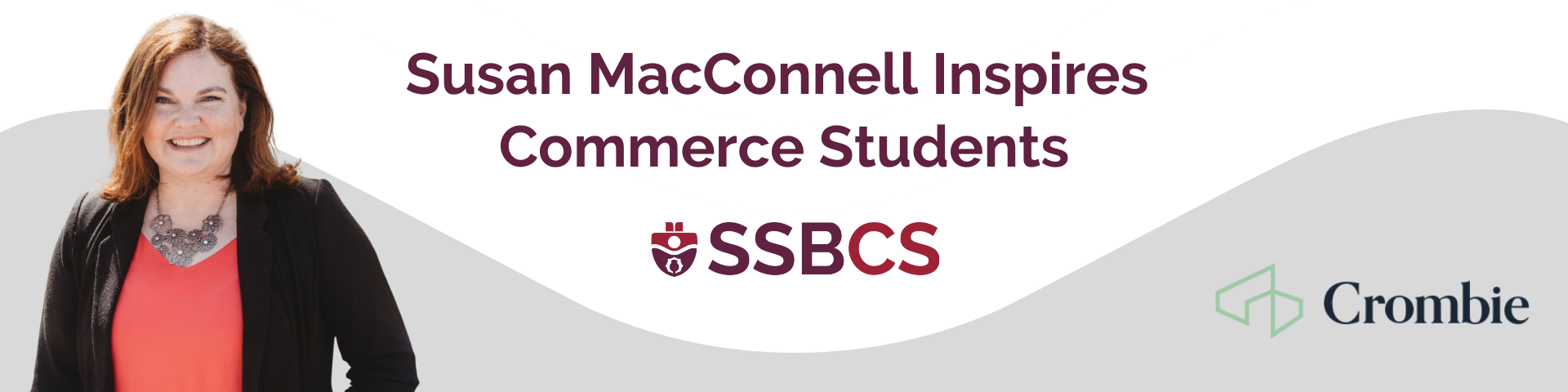Featured image for “Susan MacConnell Inspires Commerce Students”